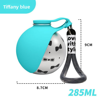 Portable Collapsible Pet Water Bottle with Hook