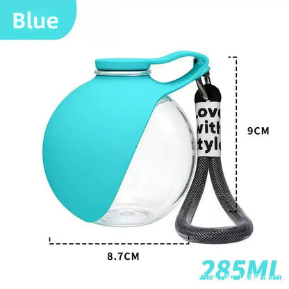 Portable Collapsible Pet Water Bottle with Hook