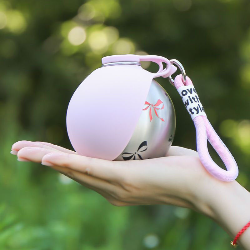 Portable Collapsible Pet Water Bottle with Hook