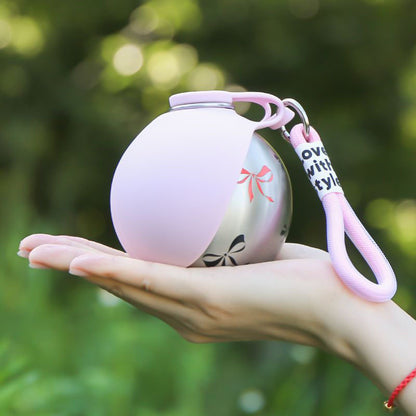 Portable Collapsible Pet Water Bottle with Hook
